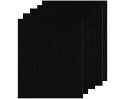 Vilten meubelkussens - zelfklevend - 4 mm dik - grijs