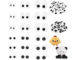 Vilten Ogen - 240 Stuks - Diverse Maten en Ontwerpen