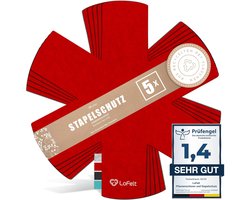 Vilten Pannenbeschermer - Krasbescherming - 1 stuk - 32-38 cm - Gerecycled materiaal