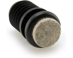 Viltglijders Stoelen - Vloerbeschermers Meubels - Meubels Verplaatsen - Voor Schuin Staande Poten - 19.1-20 mm Buisdiameter - Zwart