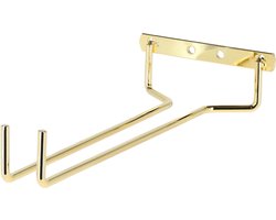 Vinata Glazenrek muur 1 rij - goud