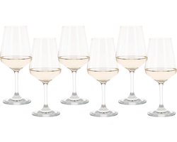 Vinata Wijnglazen Set 38 cl - 6 stuks - Wijnglazen - Wijnglas kristal