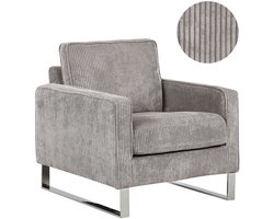 VIND - Fauteuil - Lichtgrijs - Corduroy