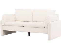 Vindel bank 2-zits teddy wit.