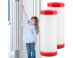 Vingerklembescherming voor deuren - 2 stuks transparante deurbescherming voor kinderen - zelfklevende klembescherming - Deur Proofing - Veiligheidsscharnier Cover - 120 x 17 cm - Kinderen - Kleuterschool