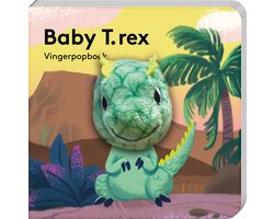 Vingerpopboekje Baby T-rex