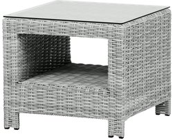 Vinor sidetable, met glasplaat, zand.