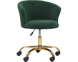 Vinsetto-Bureaustoel-58x56x76cm-Polyester-Groen