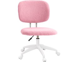 Vinsetto - Bureaustoel - Hoogteverstelbaar - met bekleding - Roze