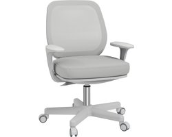 Vinsetto-Bureaustoel-Mesh-55x48x94,5cm-Grijs