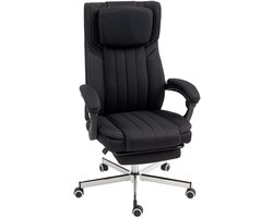 Vinsetto-Bureaustoel-Polyester-65x61x113cm-Zwart
