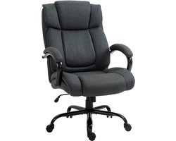 Vinsetto Heavy-Duty Office Chair Polyester 80L x 72,5B x 110-118H cm Dunkelgrau