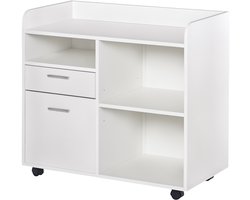 Vinsetto-Printerkast-Spaanplaat-80x40x72cm-Wit