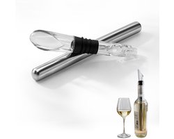Vinsoir Wijnkoeler Stick Set - Flessenkoeler Staaf RVS - Koelt zonder Ijs - 2 Stuks
