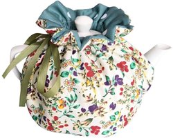 Vintage Bloemen Theepot Deksel - Katoenen Thee Cosy met Isolatiepad voor Keuken Decoratie en Bescherming tegen Stof, Perfect Cadeau voor Moeders en Vriendinnen