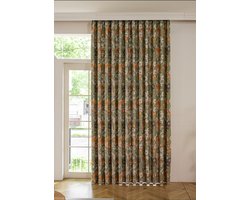 Vintage bloemenprint kwastjes boerderij kamer verduisterend gordijn, woonkamer, slaapkamer, landhuisdeur,met haakjes ringen,140x220cm