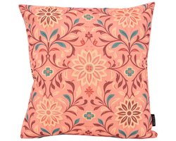 Vintage Bloom Roze Kussenhoes | 45x45 cm | Katoen/Linnen