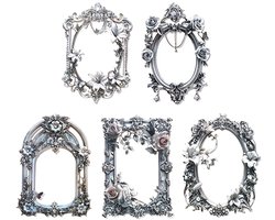 Vintage Fotolijstjes - Barok Design - Set van 2 - Verguld