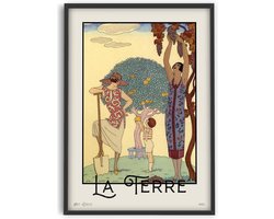 Vintage George Barbier Art - La Terre - 50x70 cm - Art Poster - PSTR studio