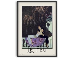 Vintage George Barbier Art - Le Feu - 50x70 cm - Art Poster - PSTR studio