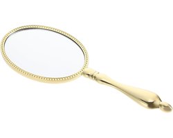 Vintage Handspiegel met Handvat Hoge Resolutie Make-up Spiegel voor Reizen