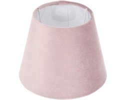 Vintage Hanglamp met Fluwelen Lampshade voor Tafelverlichting in Slaapkamer - Roze Barrel Design, Stijlvolle Verlichting en Interieurdecoratie