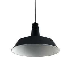 Vintage Industrieel - Hanglamp - Ø 36 cm - Zwart