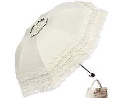 Vintage kanten parasol met UV-zonwering voor cosplay en fotoshoots