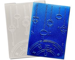 Vintage Klok Sleutels Embossing Mappen voor Kaarten Maken en Scrapbooking - Creatieve Decoratie voor Papier en Kleifiguurtjes