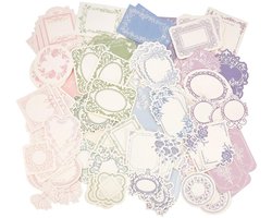 Vintage Schrijfpapier - 120 Vellen in 4 Stijlen - Decoratief Scrapbooking Papier