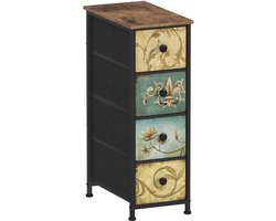 Vintage stoffen ladekast - opbergruimte - 1 stuk - stevig