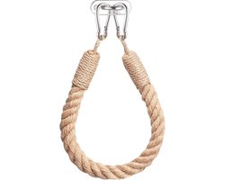 Vintage Toiletpapierhouder van Touw en Metaal - Rustieke WC-rolhouder voor Badkamer