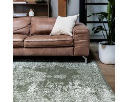 Vintage Vloerkleed Bloom - Groen - EVA Interior