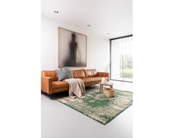 Vintage Vloerkleed Bloom - Groen - EVA Interior