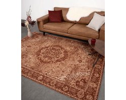 Vintage vloerkleed Traditions - roestbruin 240x340 cm