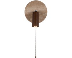 Vintage Wandlamp Stenen Lampenkap Wandlampen Binnen voor Woonkamer Kinderkamer Slaapkamer met Schakelaar