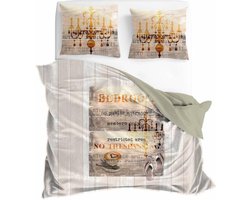 VIP Bedding Dekbedovertrek Members Only Maat: 2-persoons (200 x 220/260 cm + 2 kussenslopen 60x70cm)