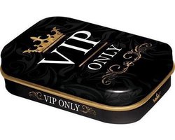 VIP Only - Pepermunt - Metalen Blikje - Mint Box 4 x 6 cm