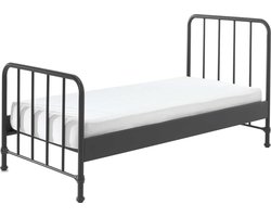 Vipack Bed Bronxx - 90 x 200 cm - zwart