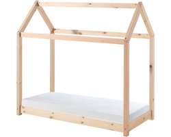Vipack Bed Cabane - 70 x 140 cm - naturel