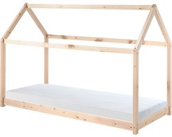 Vipack Bed Cabane - 90 x 200 cm - naturel