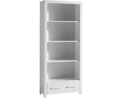Vipack bibliotheek Erik - 87 x 205 x 39 cm - Wit