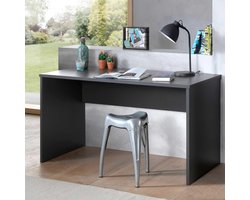 Vipack Bureau Londen - 140 x 75 x 65 cm - antraciet
