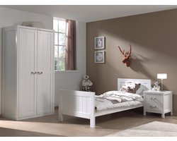 Vipack Draaideurkast Lewis - 100 x 200 x 59 cm - wit