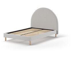 Vipack - Gestoffeerd bed Maeva - 140x200 - Grijs