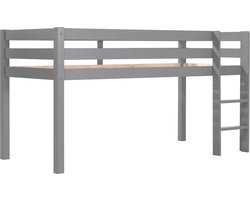 Vipack Halfhoogslaper Pino - 90 x 200 cm - grijs