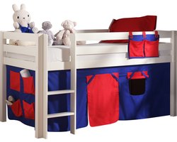 Vipack Halfhoogslaper Pino - wit - tent Domino