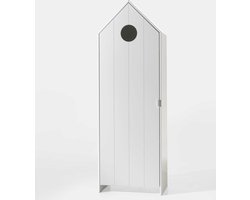 Vipack Kast Casami met deur - 58 x 172 x 37 cm - wit