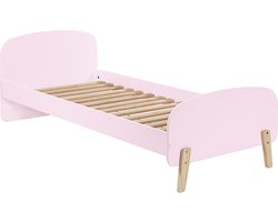 Vipack Kiddy Kinderbed met Lattenbodem - 90x200 cm - Roze