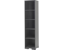 Vipack London boekenkast antraciet